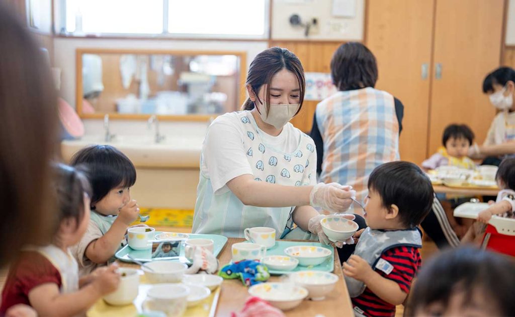給食の様子
